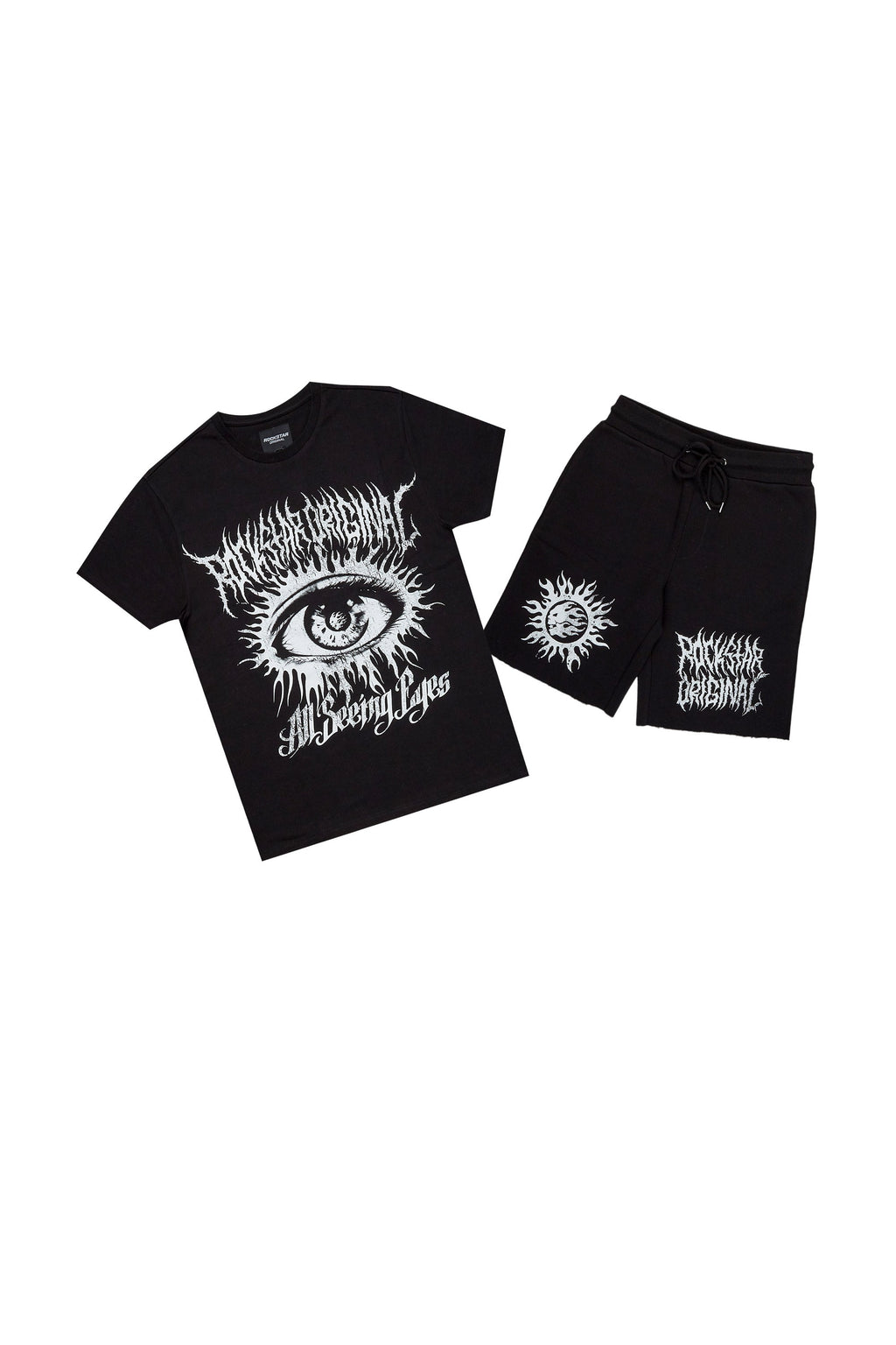 Boys Bolk Black T-Shirt/Short Set
