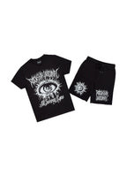 Boys Bolk Black T-Shirt/Short Set