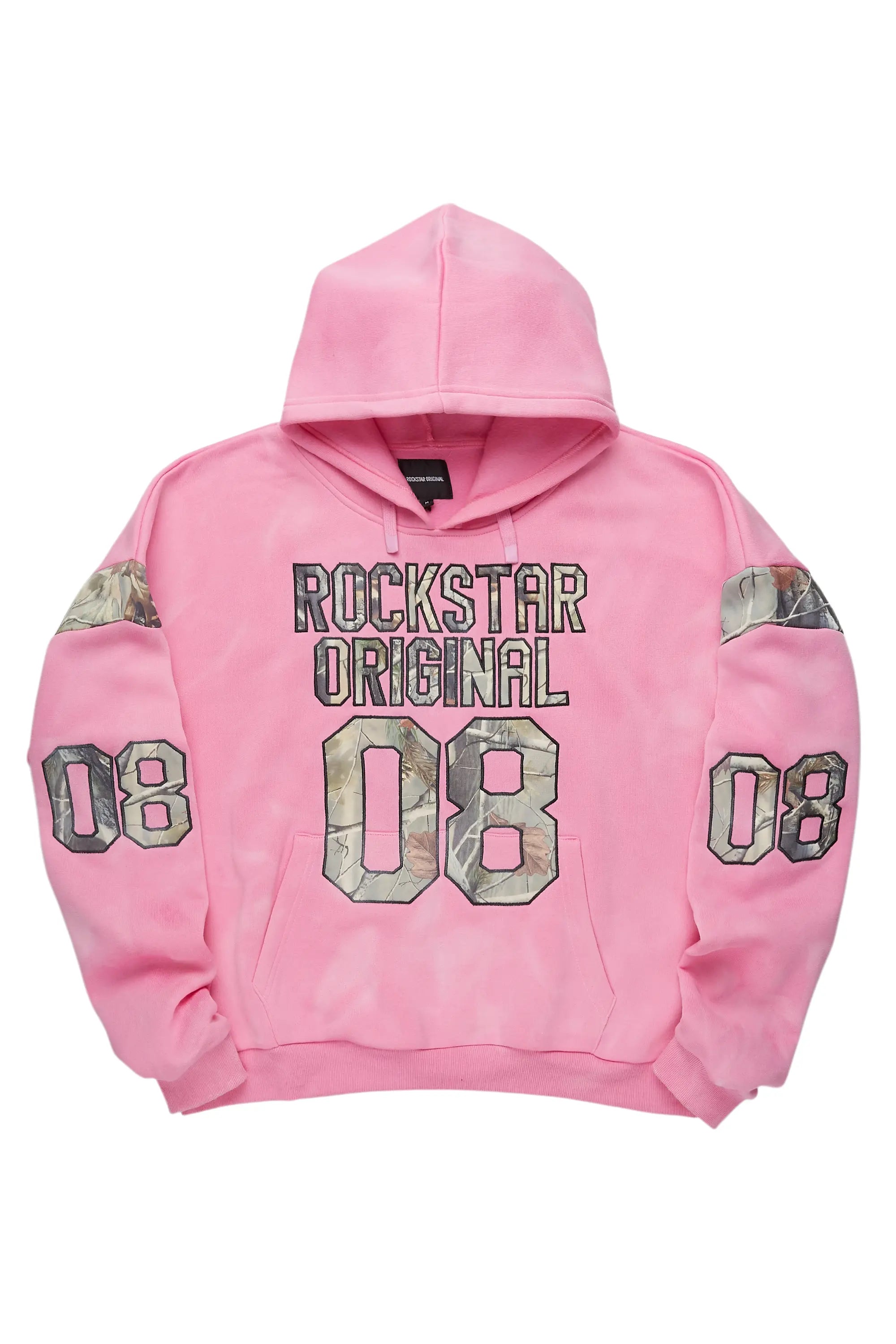 Atiya Pink Oversized Hoodie