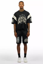 Boe Black T-Shirt/Short Set