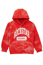 Boys Member Red Graphic Hoodie