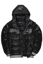 Achim Black Graphic Puffer Jacket