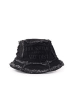 Teamber Jet Black Patchwork Bucket Hat