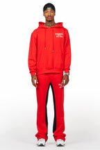 Briggs Red Hoodie/Baggy Fit Pant Set