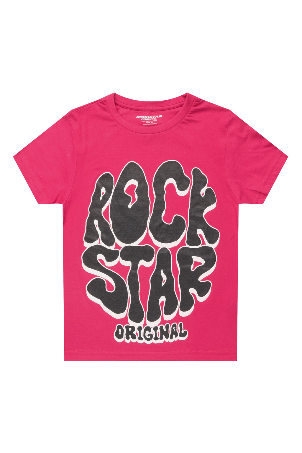 Boys Cass Fuchsia/Black Graphic T-Shirt