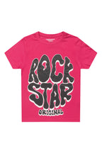 Boys Cass Fuchsia/Black Graphic T-Shirt