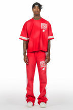 Gerrit Red T-Shirt/Stacked Flare Track Set