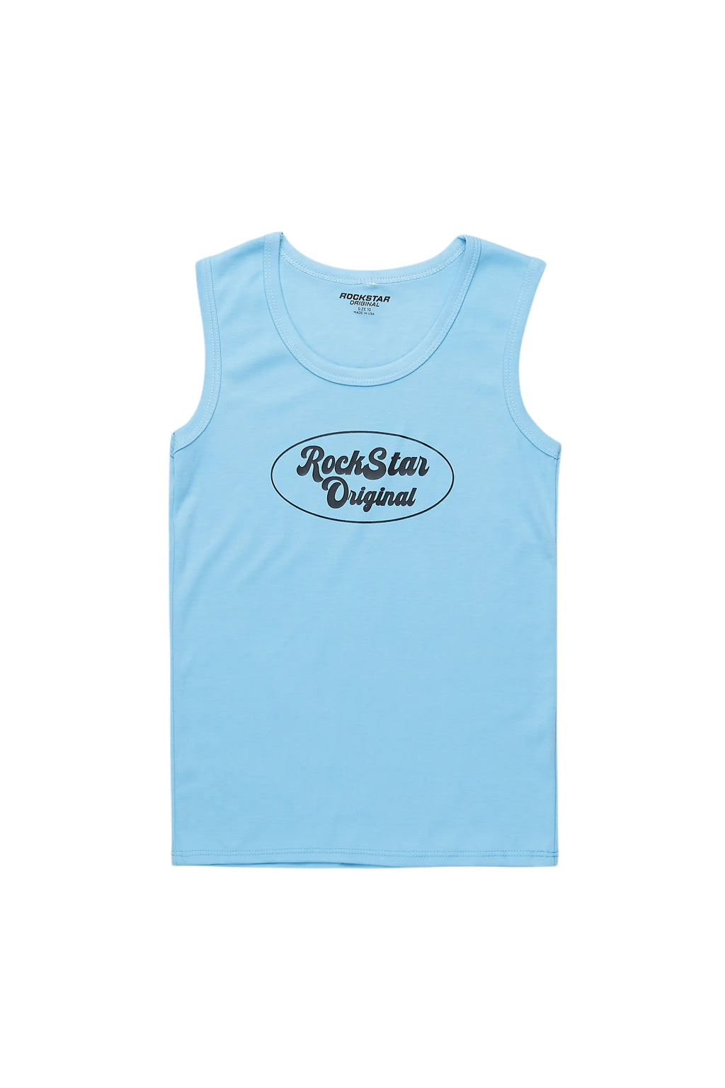 Girls Noir Baby Blue Tank Top