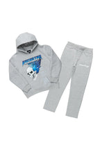 Boys Ward Grey Slim Fit Track Set