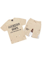 Scottie Beige Painter T-Shirt/Short Set