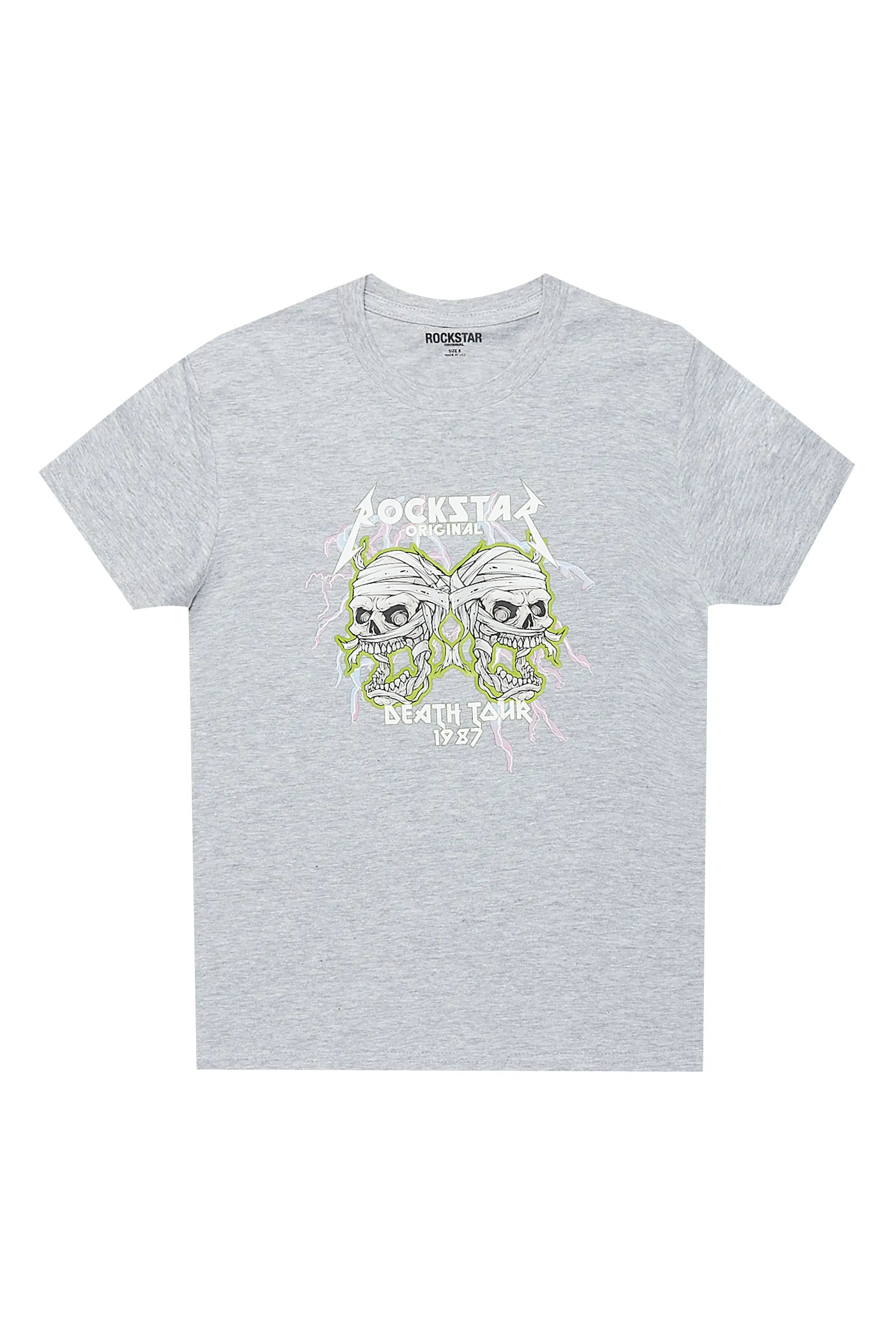 Boys Wilbur Grey Graphic T-Shirt