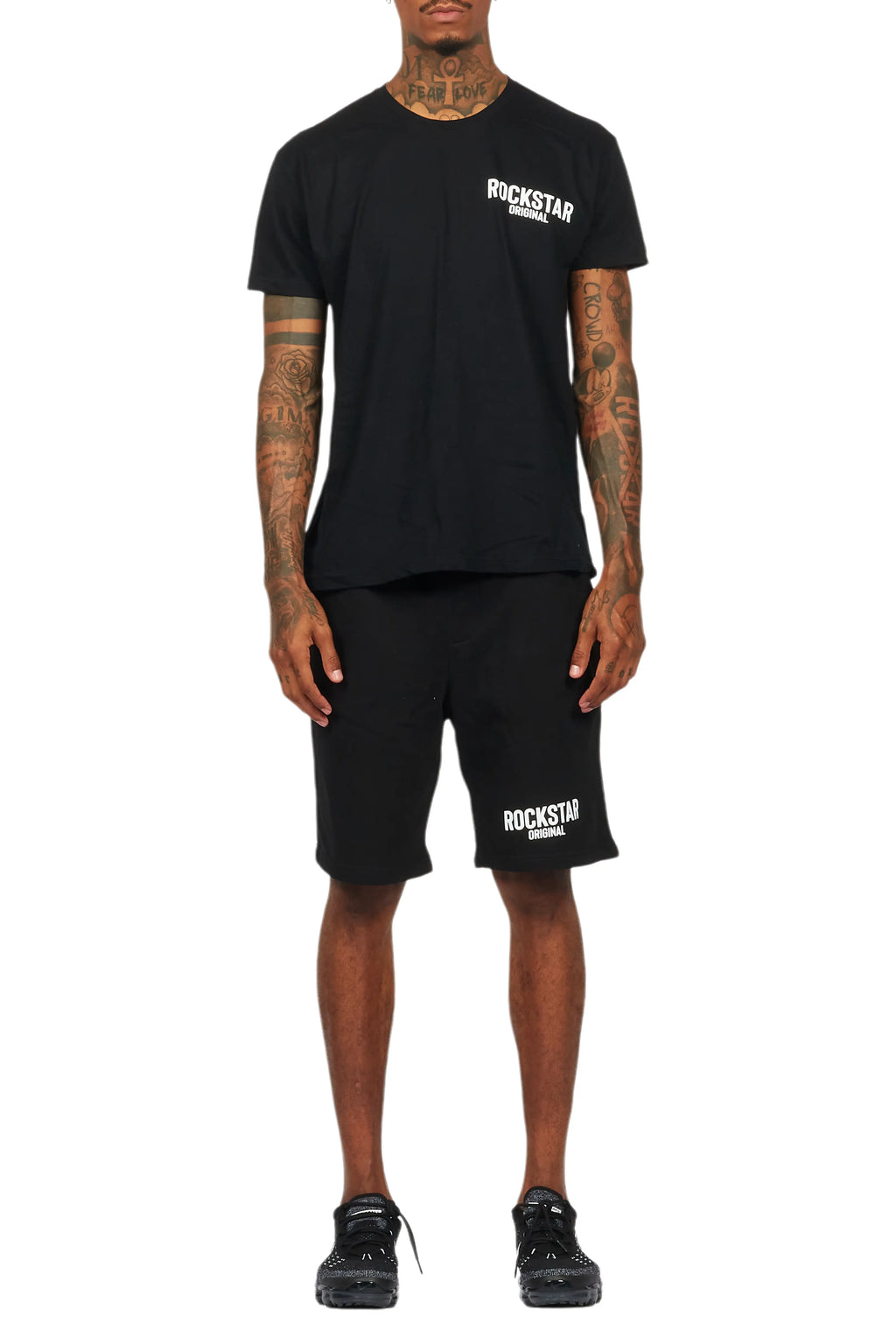 Sana Black/White Short Set