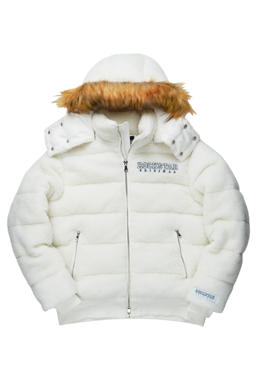 Sarvesh Cream Puffer Jacket