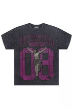 Field 2.0 Black/Pink Graphic Rhinestone T-Shirt