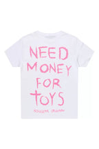 Boys M4Toys White/Fuchsia Graphic T-Shirt