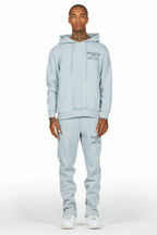 Briggs Heather Grey Hoodie/Slim Fit Track Set