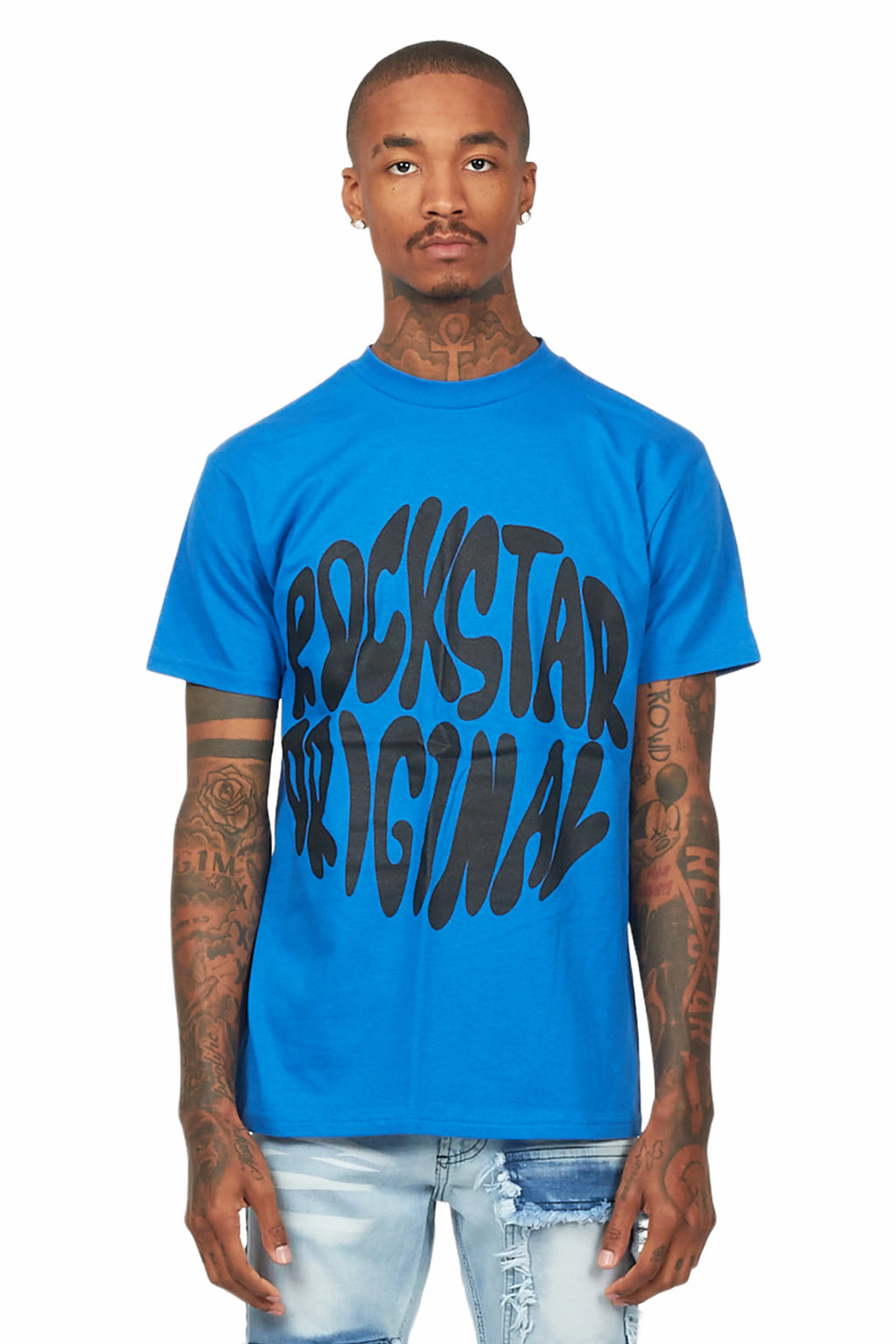 Thierry Royal Blue Graphic T-Shirt