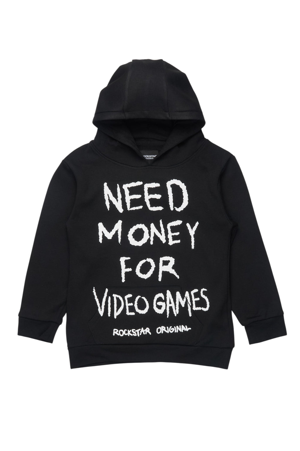 Boys M4 Video Games Black/White Graphic Hoodie