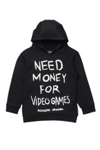 Boys M4 Video Games Black/White Graphic Hoodie
