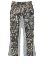 Boys Oak Grey Tree Camo Flare Cargo Jean