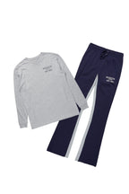 Briggs Heather Grey Long Sleeve T-Shirt/Baggy Pant Set