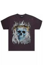 Blaise Grey Graphic Rhinestone T-Shirt