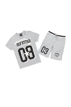 Boys Allstar Heather Grey T-Shirt Short Set