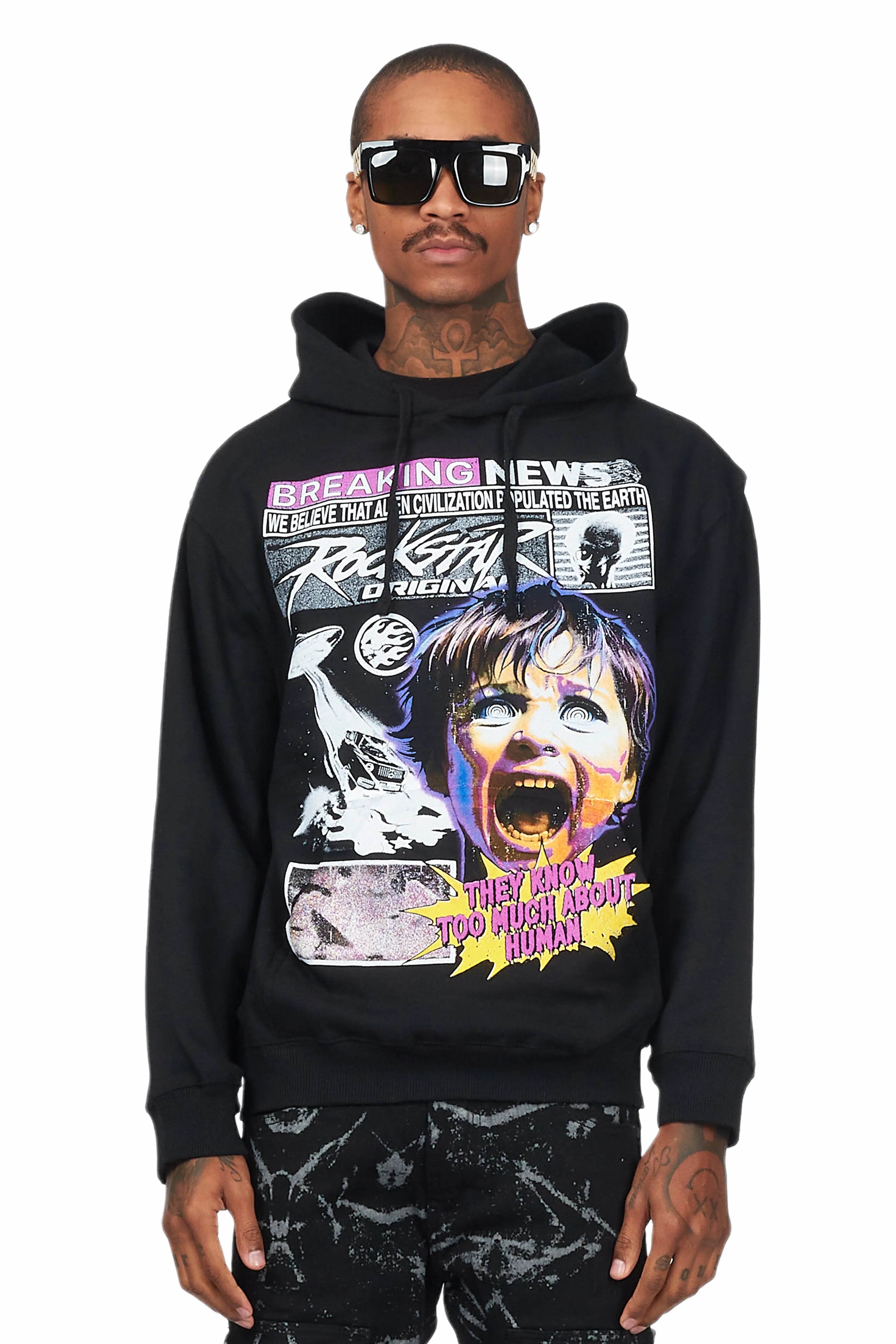 Southeast Black Graphic Hoodie