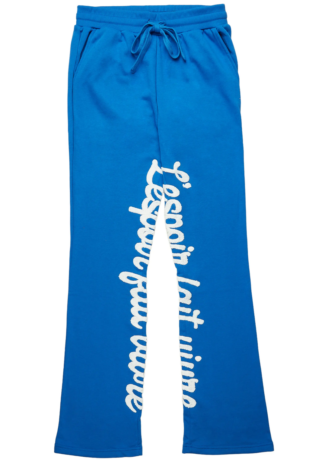 Tejas Royal Blue Stacked Flare Pants