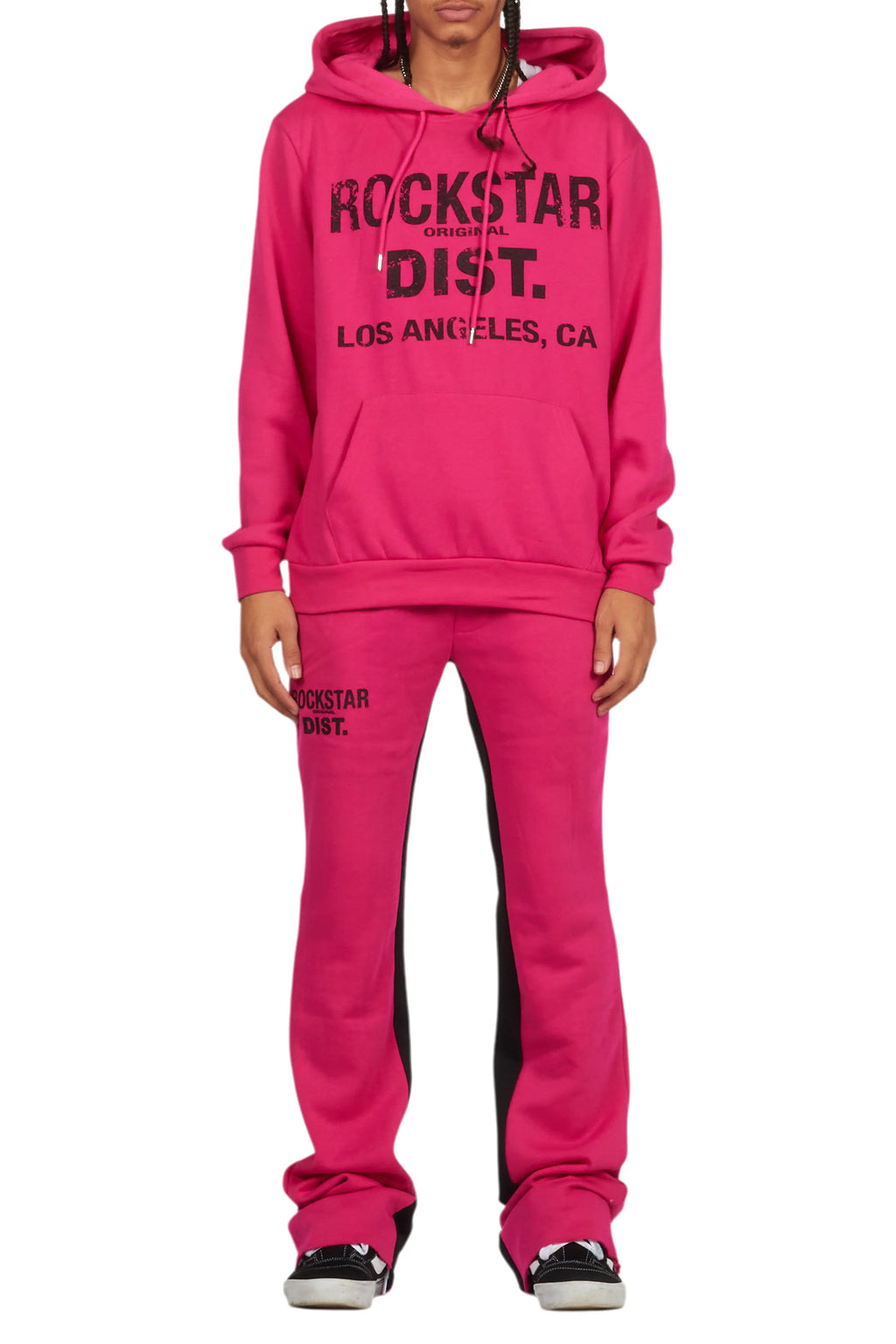 Lake Fuchsia Hoodie/Baggy Track Pant Set