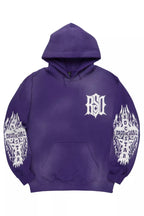 Sebrina Purple Graphic Hoodie