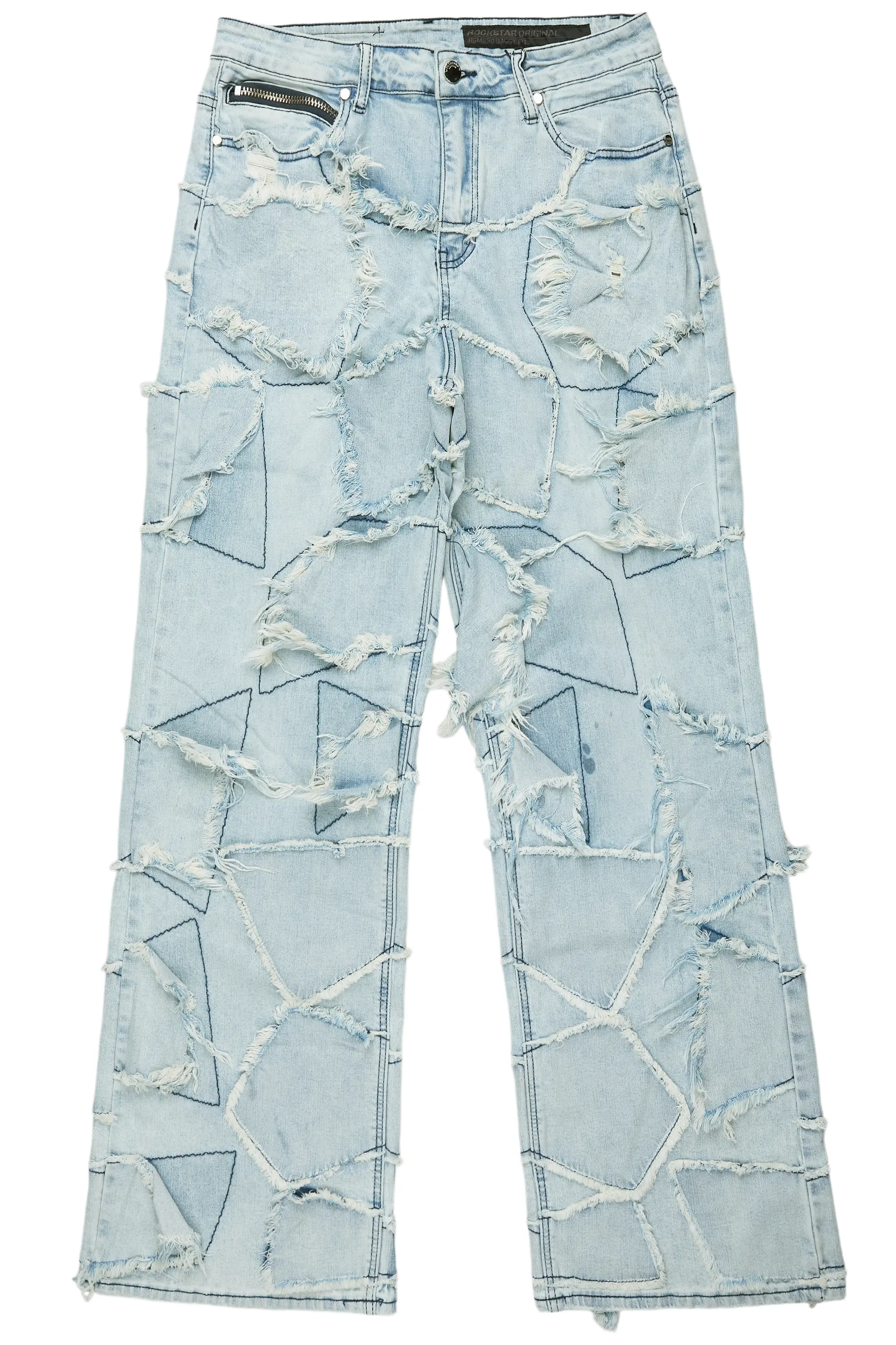 Jacomus Blue Baggy Fit Jean