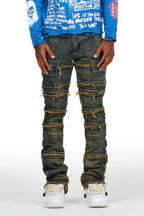 Horado Tint Wash Stacked Flare Jean
