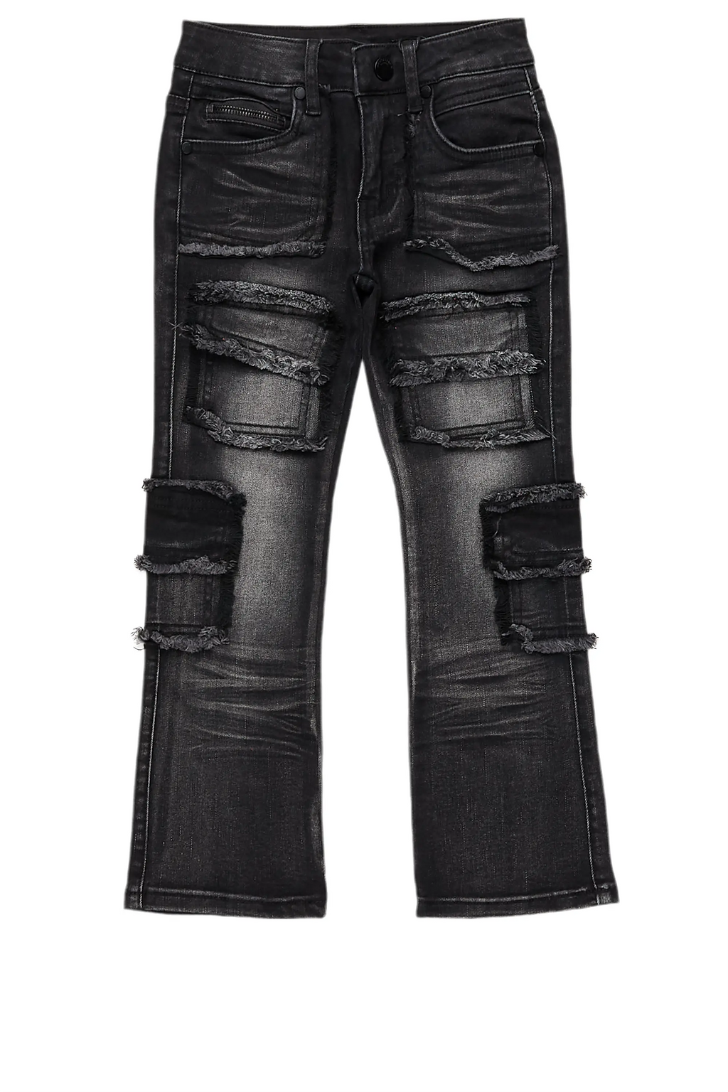 Girls Tyra Dark Grey Skinny Fit Cargo Jean