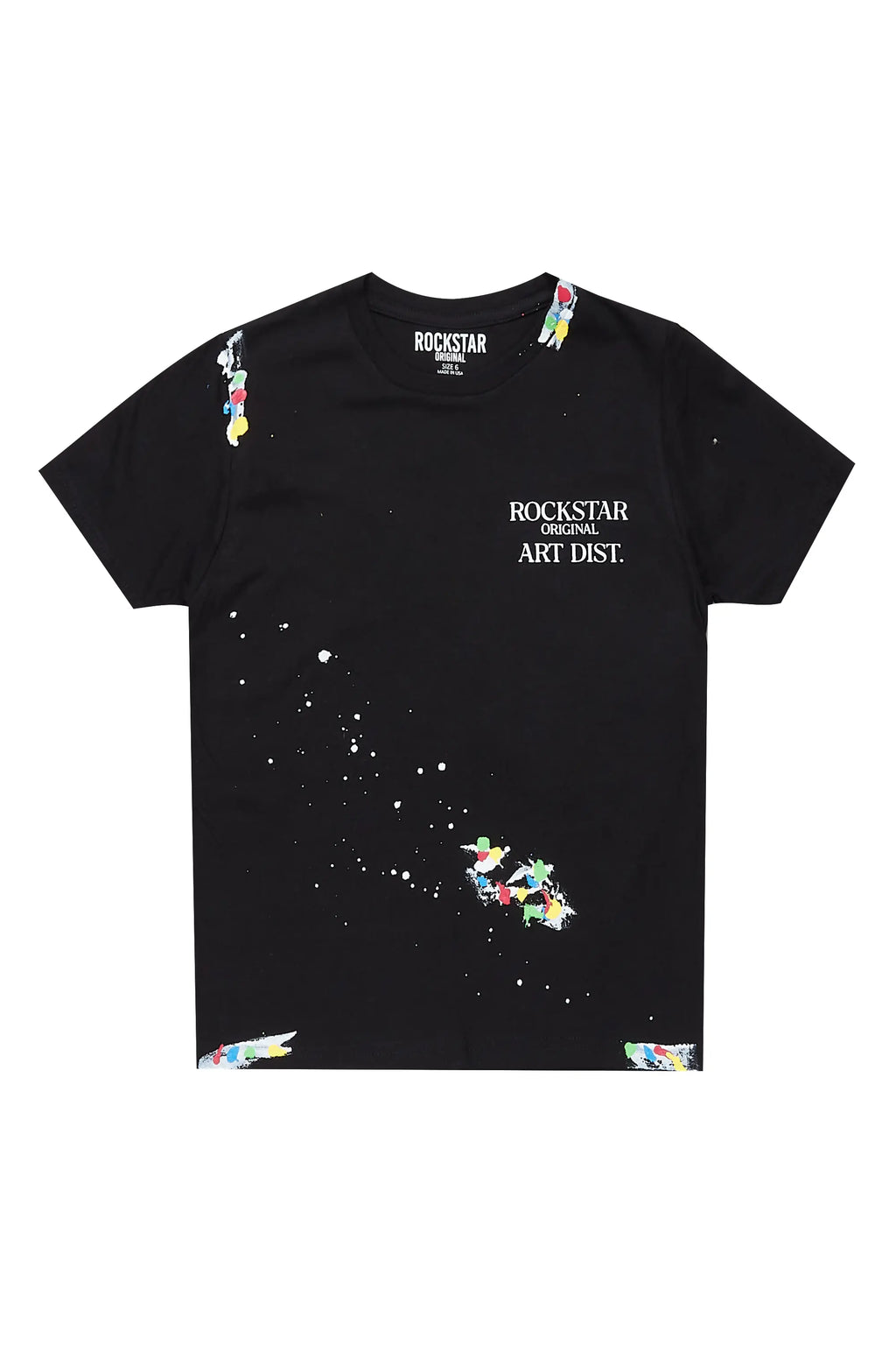 Boys Palmer Black Graphic T-Shirt