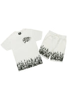Bubble White T-Shirt/Short Set