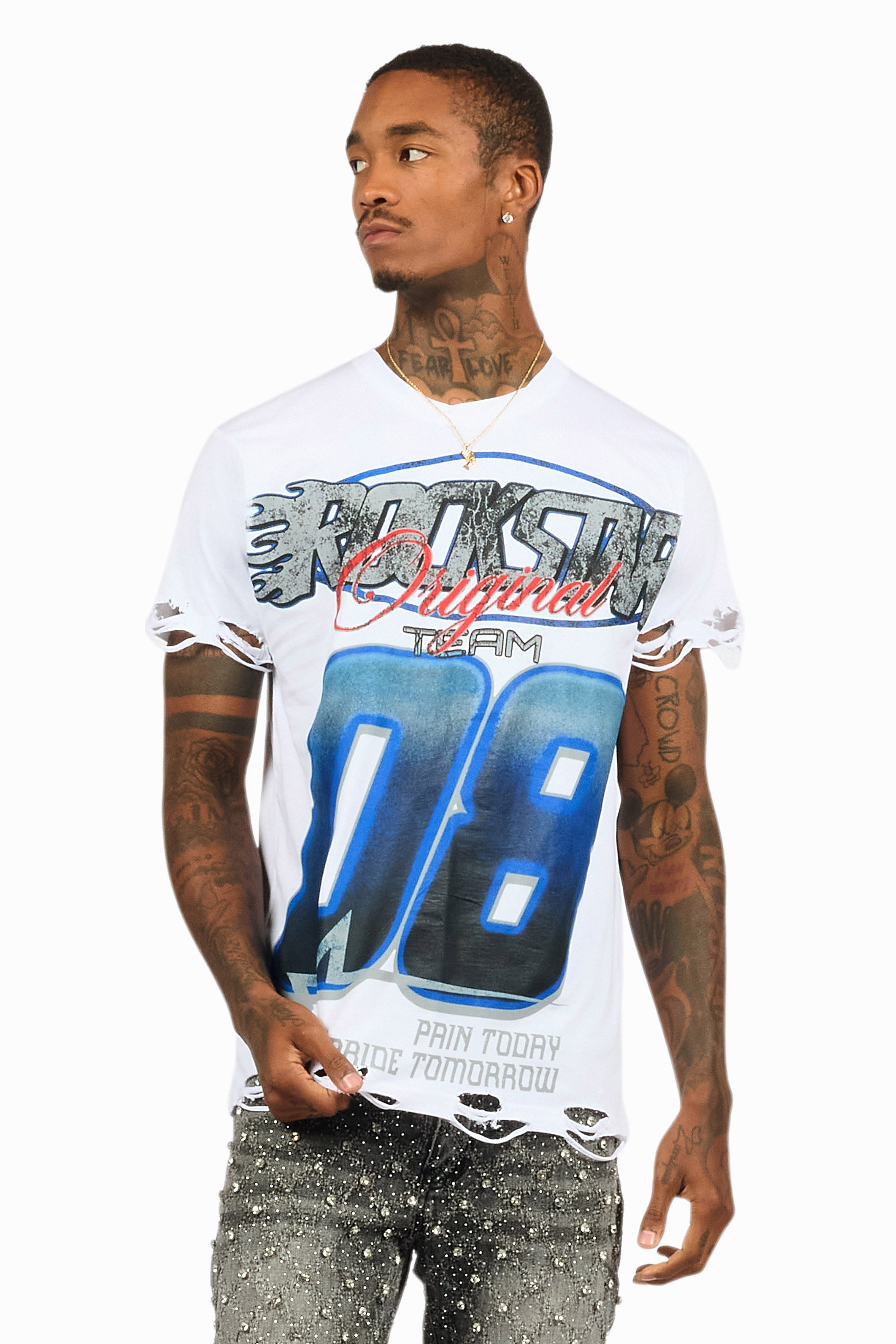 Ryker White Graphic T-Shirt