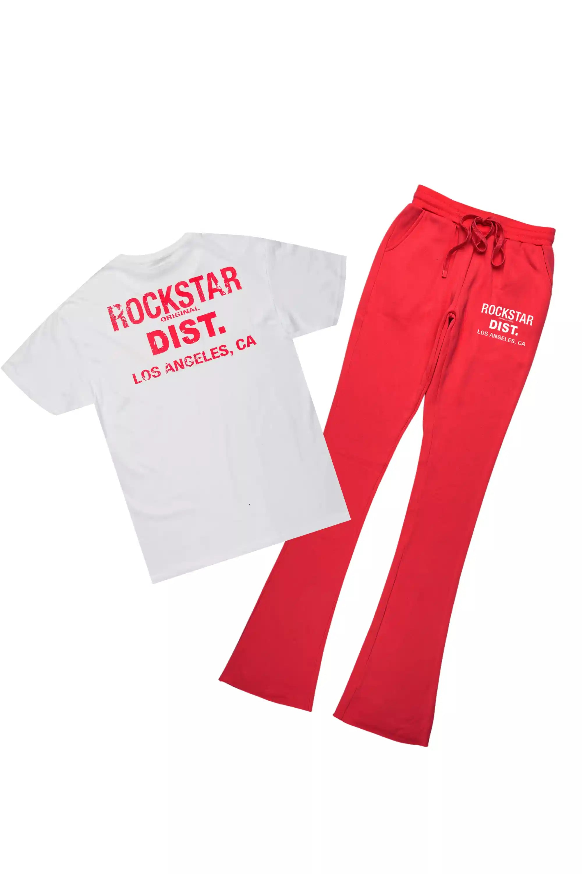 Dalasia 2.0 White/Red T-Shirt Track Set