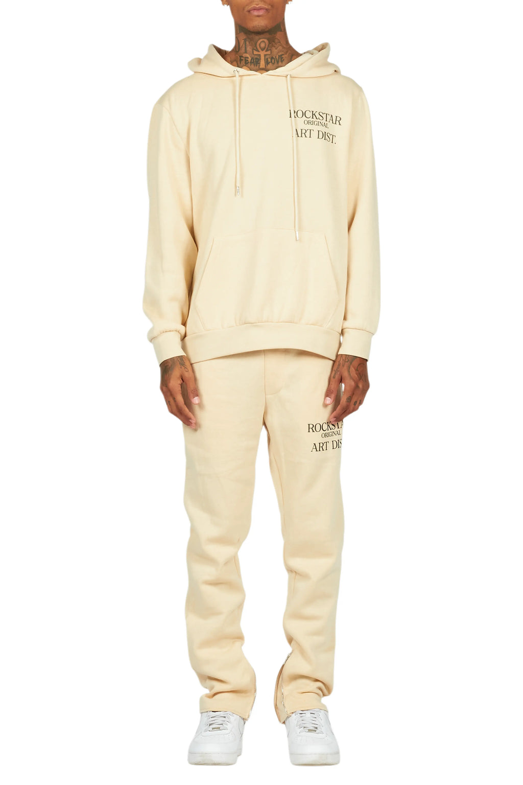 Briggs Beige Hoodie/Slim Fit Track Set