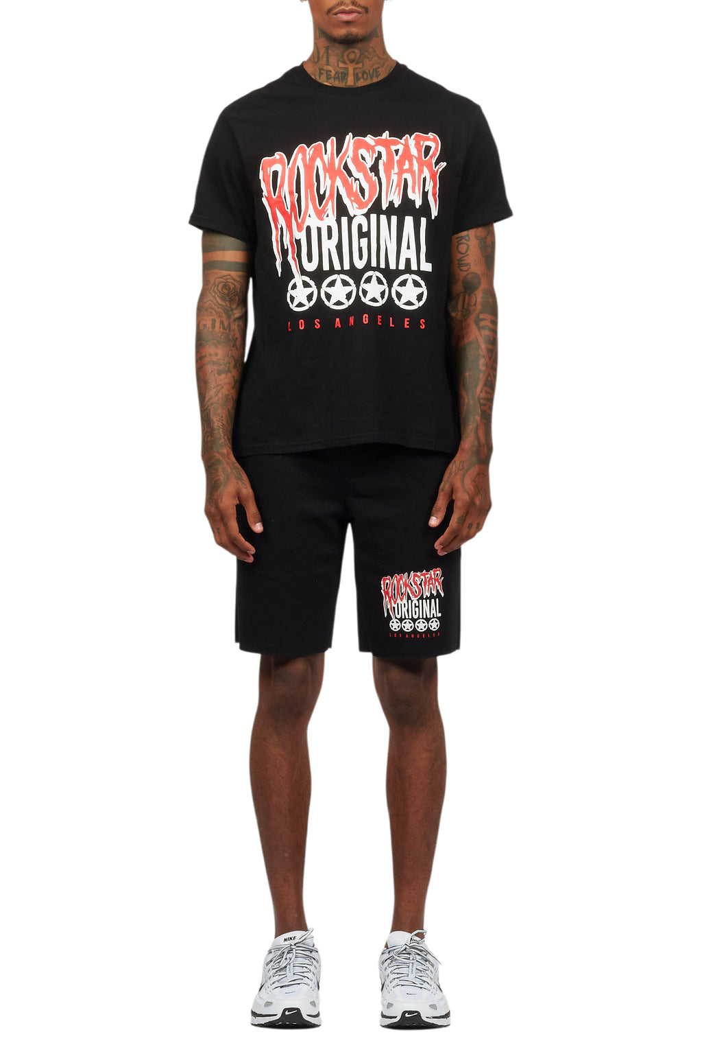 Wizzurd Black T-Shirt/Short Set