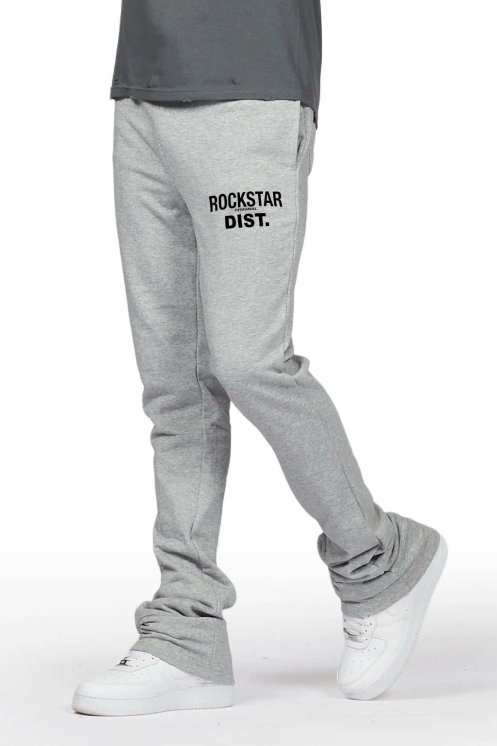 Alpine Grey Stacked Flare Pant