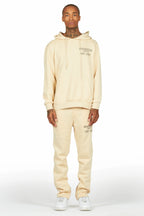 Briggs Beige Hoodie/Slim Fit Track Set