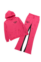 Raffer Fuchsia Hoodie Baggy Fit Pant Track Set