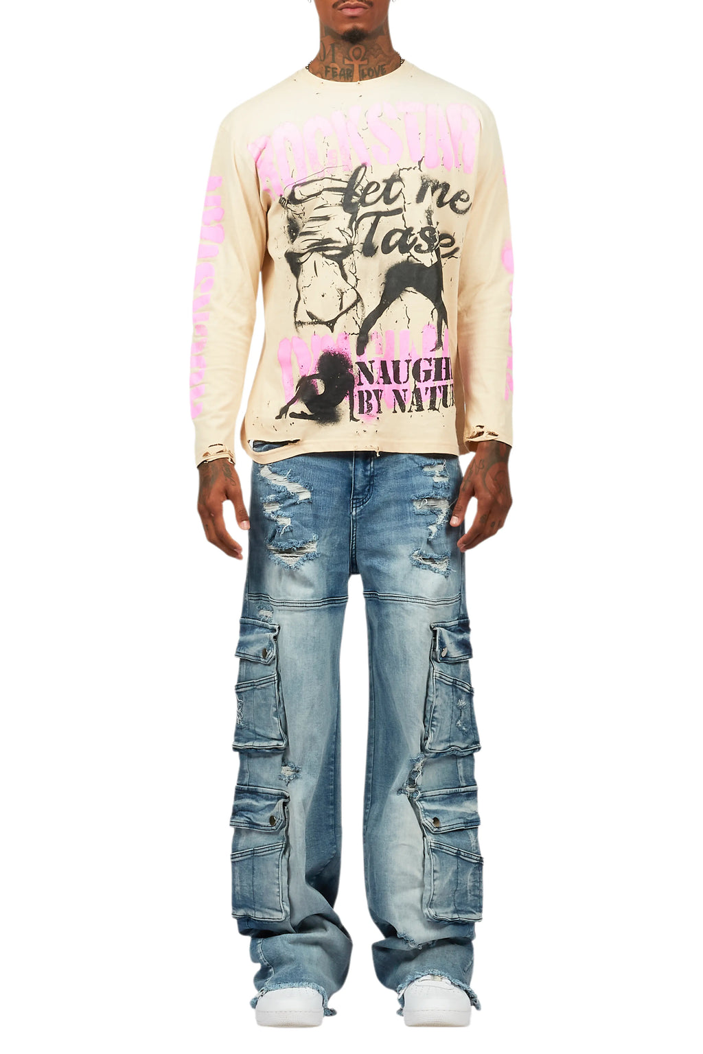 Keylor Blue Baggy Fit Jean