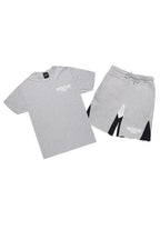 Sana Heather Grey Relaxed T-Shirt/Short Set