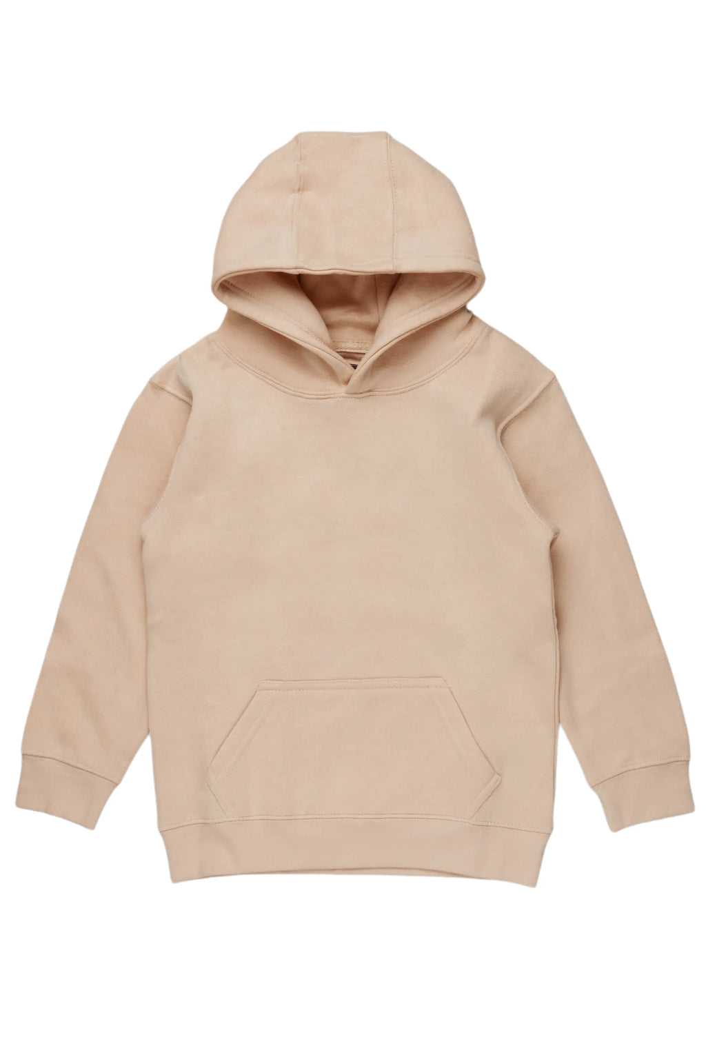 Boys Vintage Beige Basic Hoodie