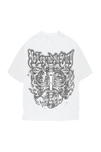 Skelly White Oversized Graphic T-Shirt