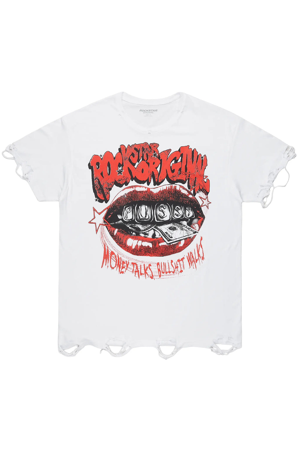 Bloke White Oversized Graphic T-Shirt