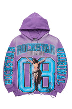 Tariqa Purple Oversized Hoodie