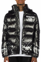 Raffer Black Heavy Puffer Jacket